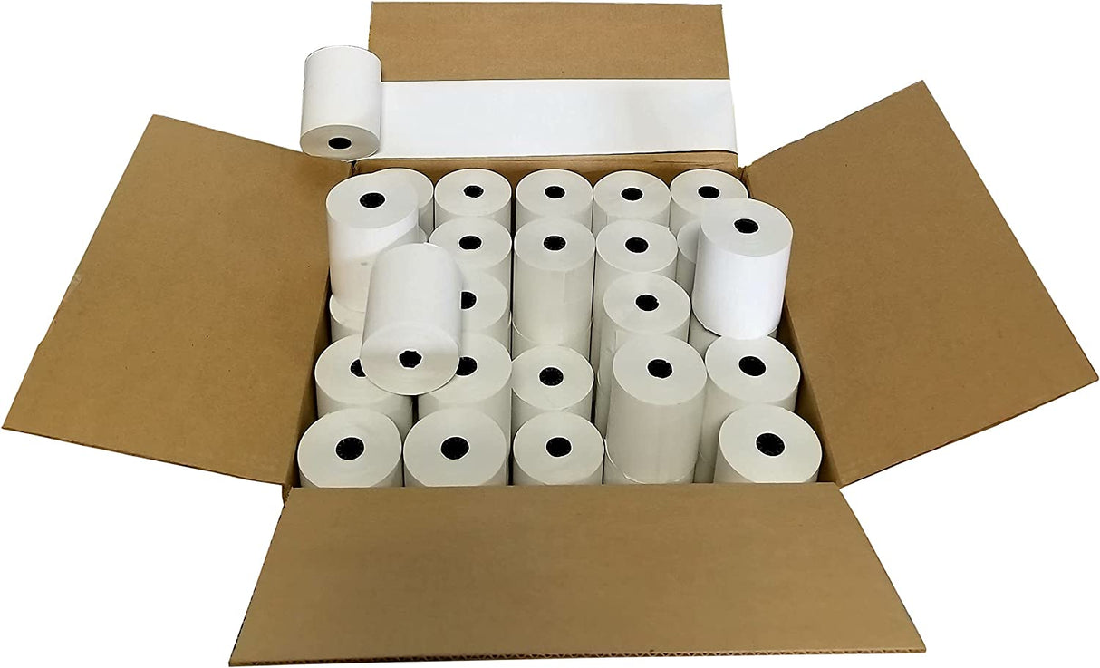 Receipt Printer Thermal Paper 50 Rolls Size 3 1/8" x 230' (POS)