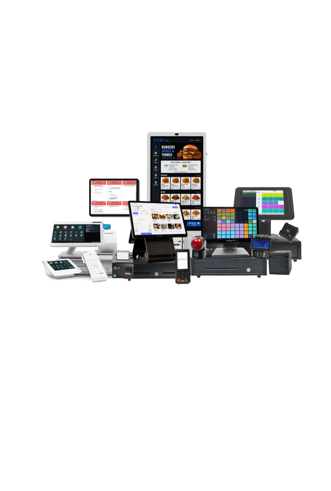 Countertop POS and payment terminal in a convenience store