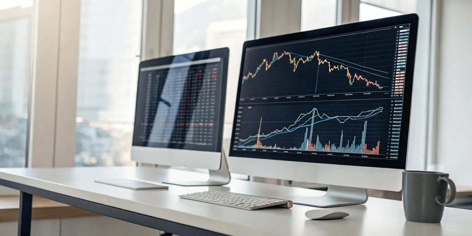 Dual pricing merchant account provider dashboard with financial charts and analytics.