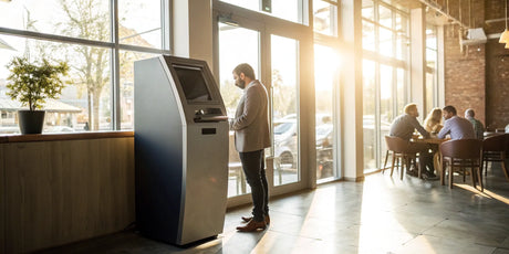 A business owner benefits from a free ATM placement for my business.