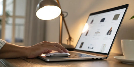 Getting a payment gateway for a website, with payment options like credit cards shown on a laptop.