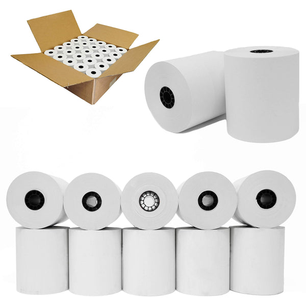 Impact Kitchen Printer Paper 1 Ply 3" x 230'  Box 50 Rolls